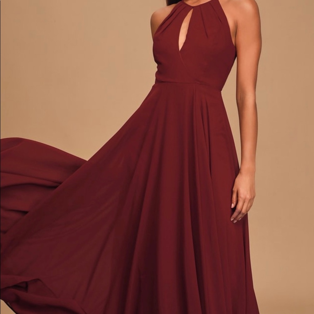 Brand New Cranberry Colored Gown